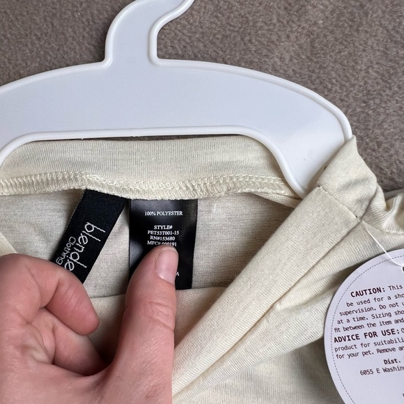 The Beatles Dog Tee Shirt All You Need Is Love Yellow Large - Picture 3 of 3